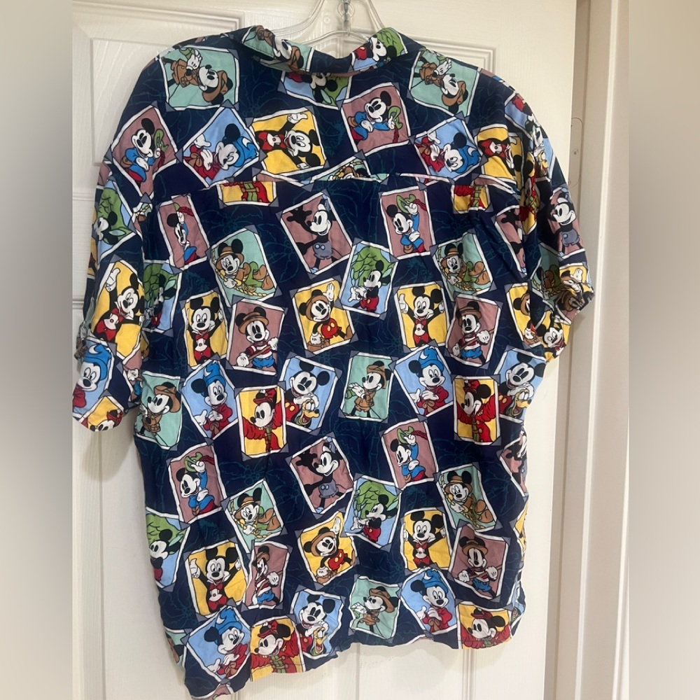 Disneyana Clothiers 2001 Mickey Mouse Shirt Family Reunion Disney Sz L - Picture 5 of 8